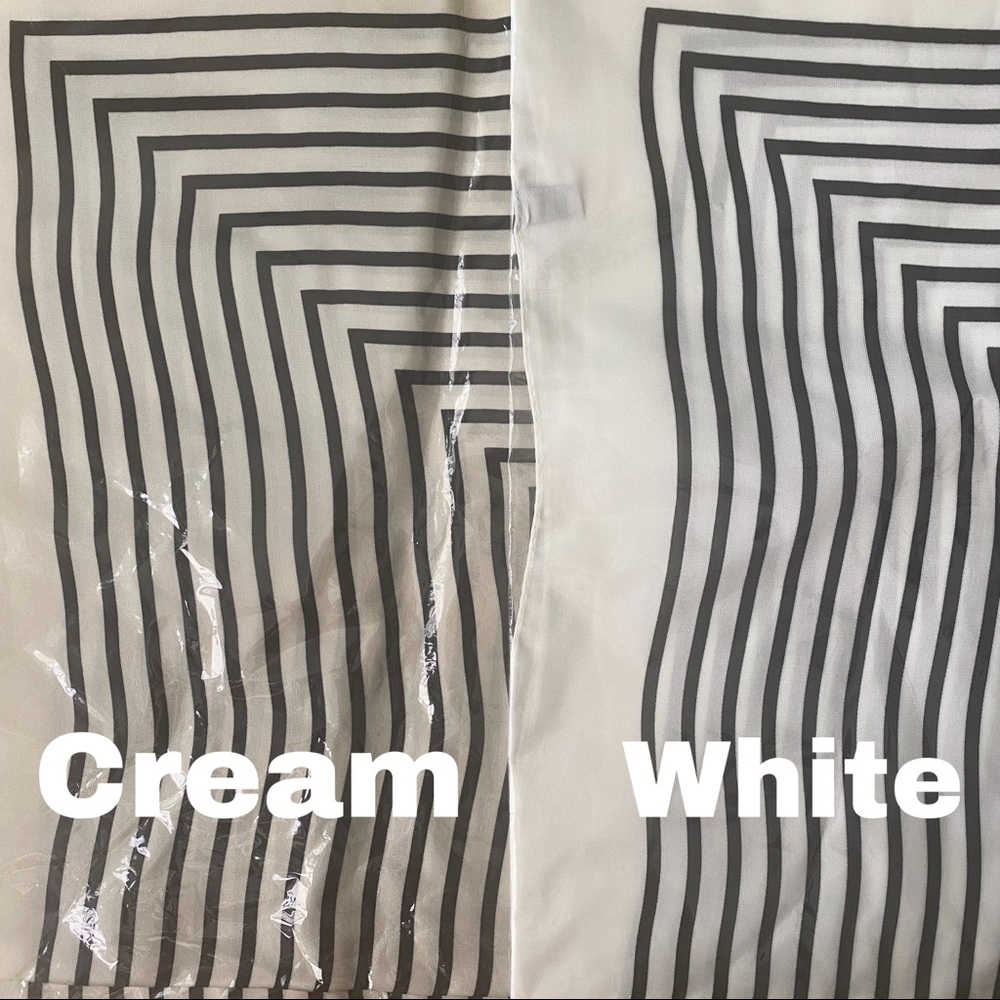 🧣🤍modern art geometric silky scarf - Picture 8 of 8